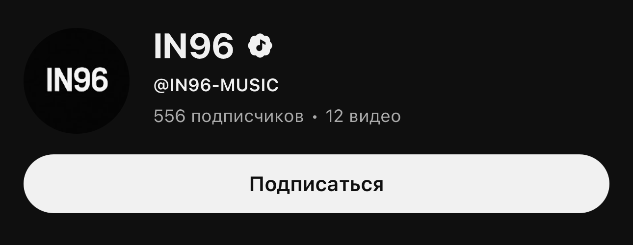 Скриншот YouTube-канала IN96